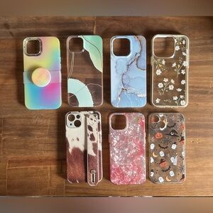 Stylish Bundle of 7 iPhone 13 Cases